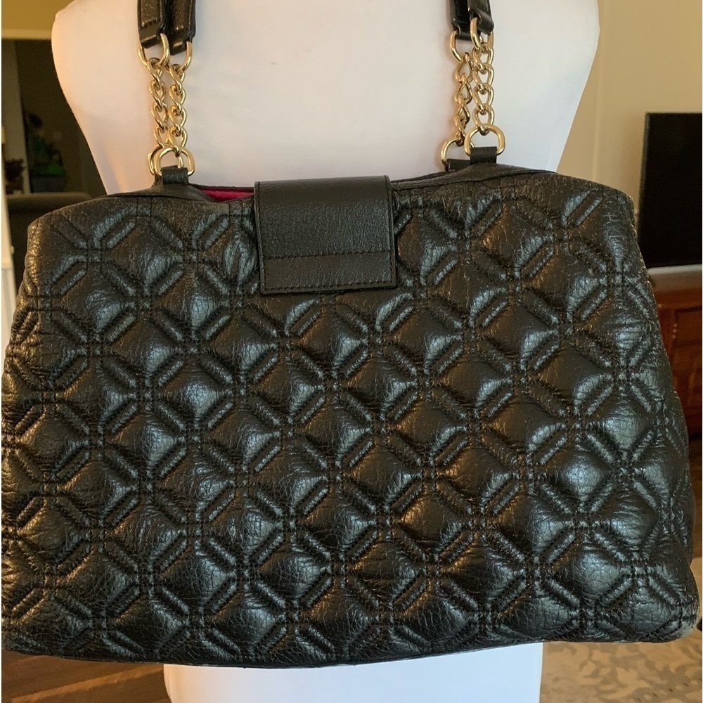 Kate Spade Astor Court Elena Quilted Twist Diamond Lock Shoulder Bag - Picture 4 of 14